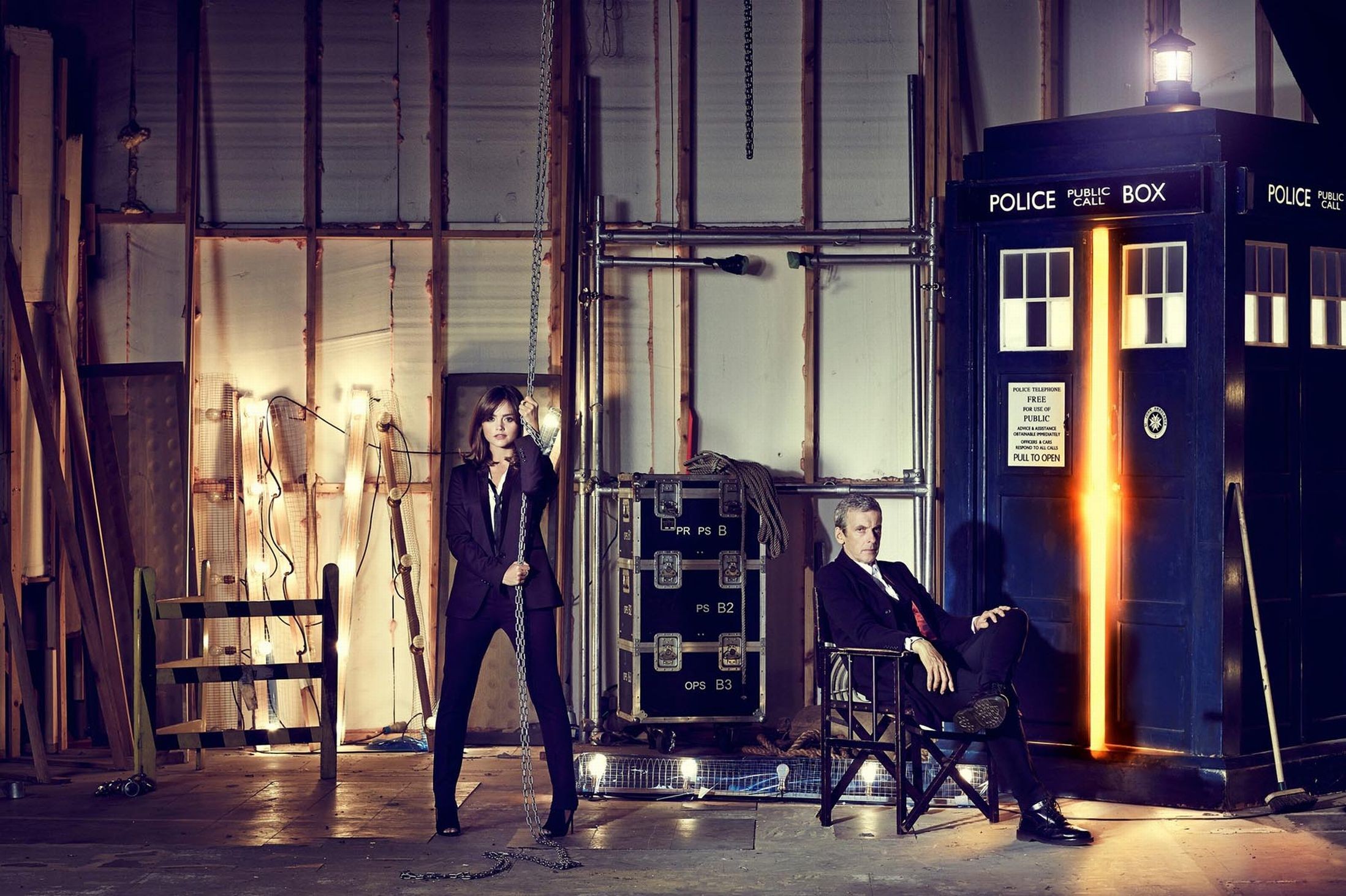 Peter Capaldi Jenna Coleman Doctor , HD Wallpaper & Backgrounds