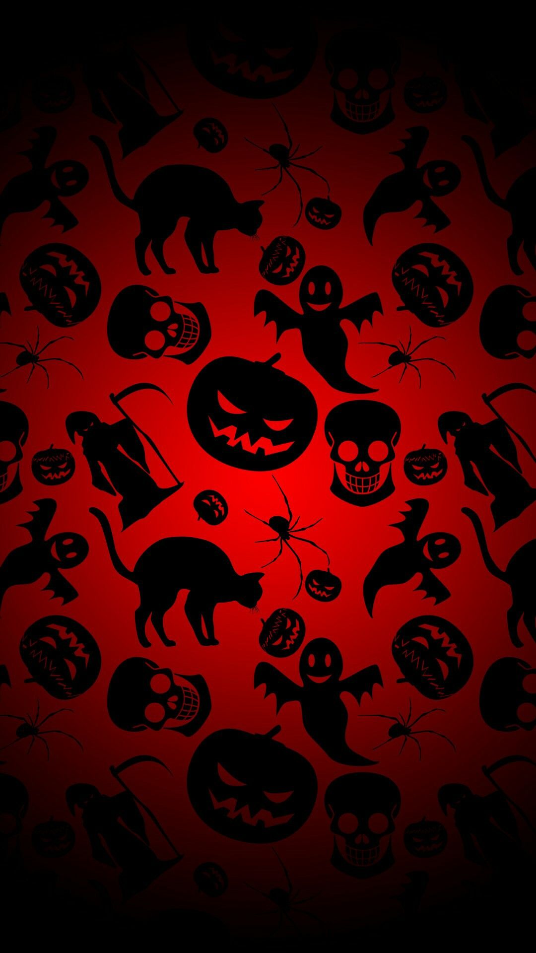 Red And Black Halloween , HD Wallpaper & Backgrounds