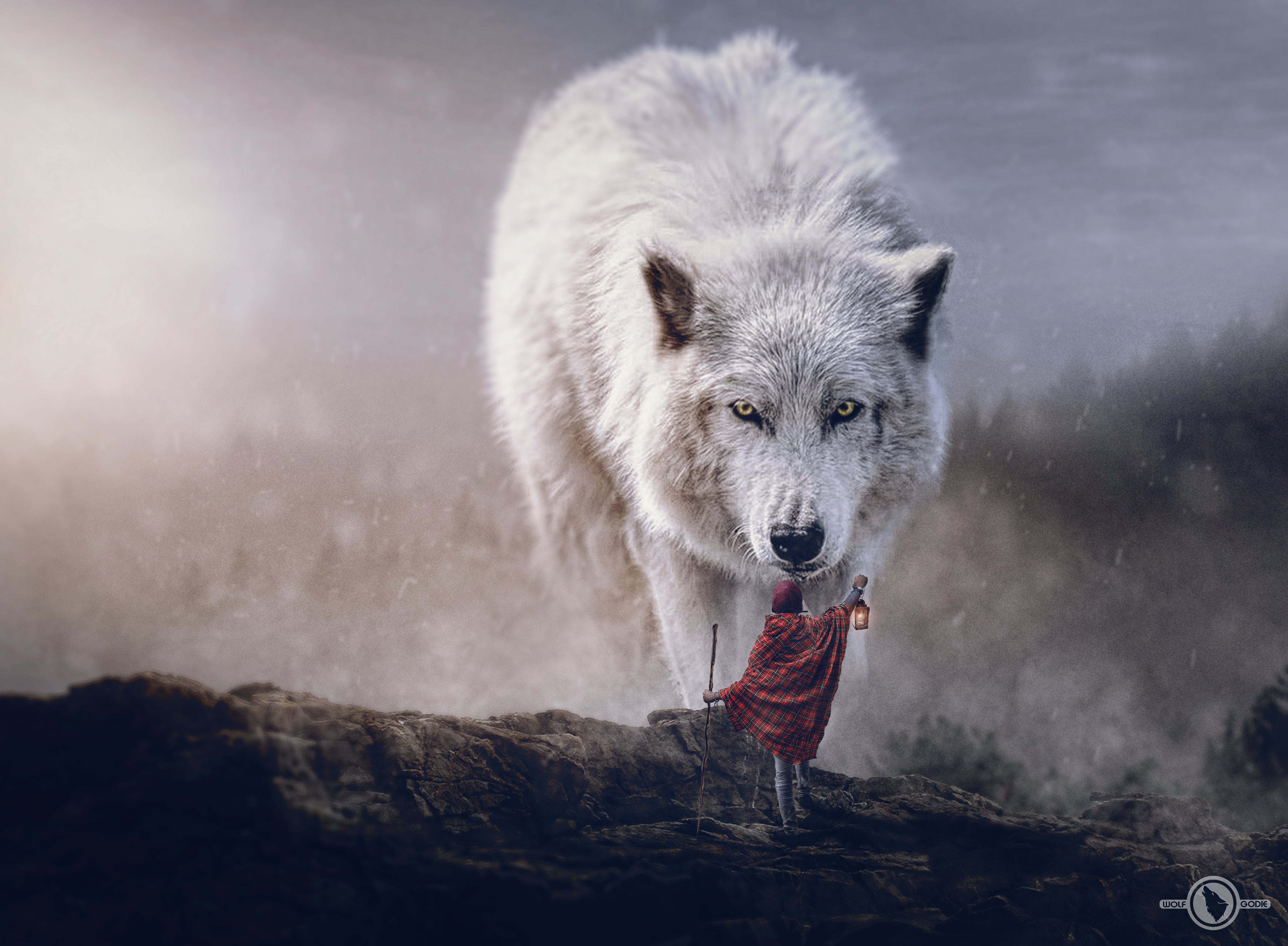 Polarwolf Hintergrundbild , HD Wallpaper & Backgrounds