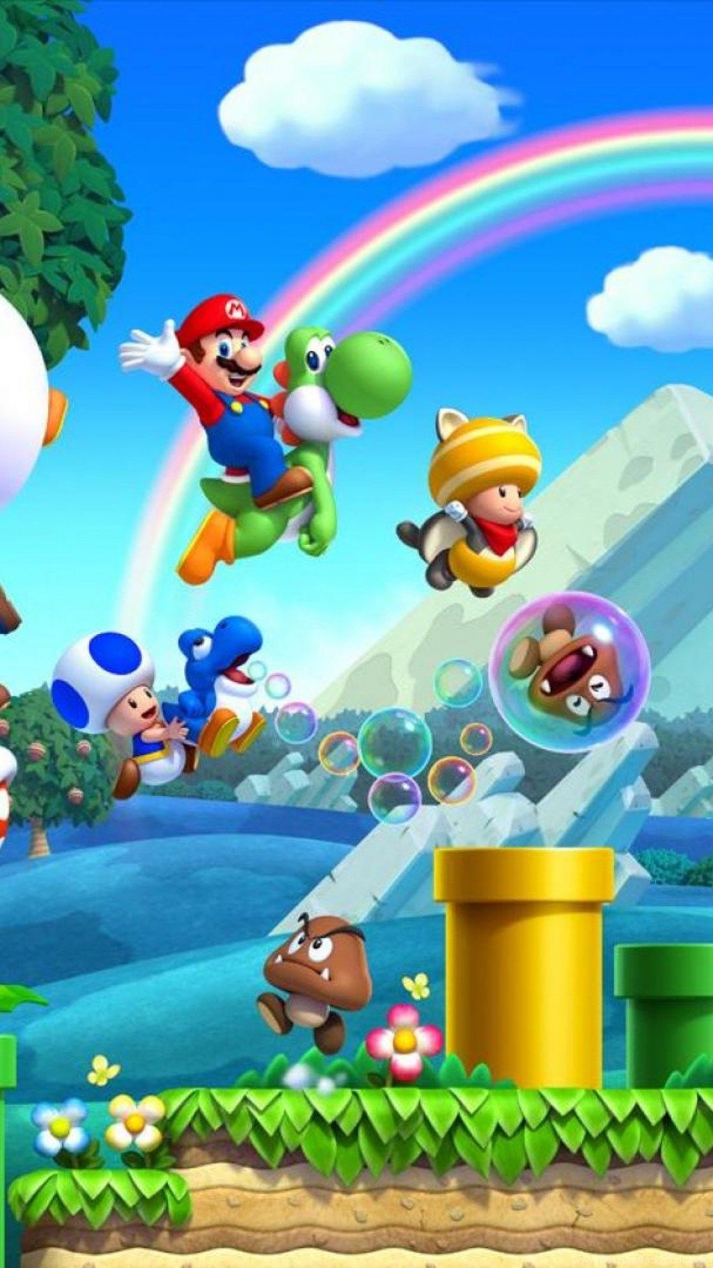 Super Mario Wallpaper Iphone X , HD Wallpaper & Backgrounds