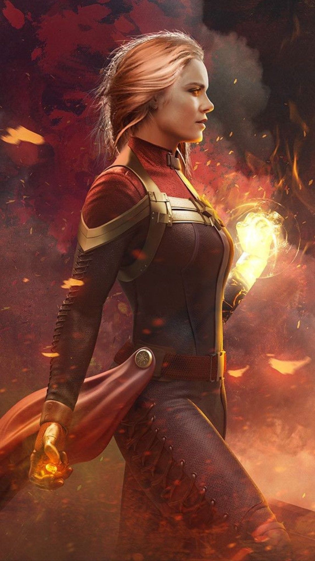 Captain Marvel Fan Art , HD Wallpaper & Backgrounds