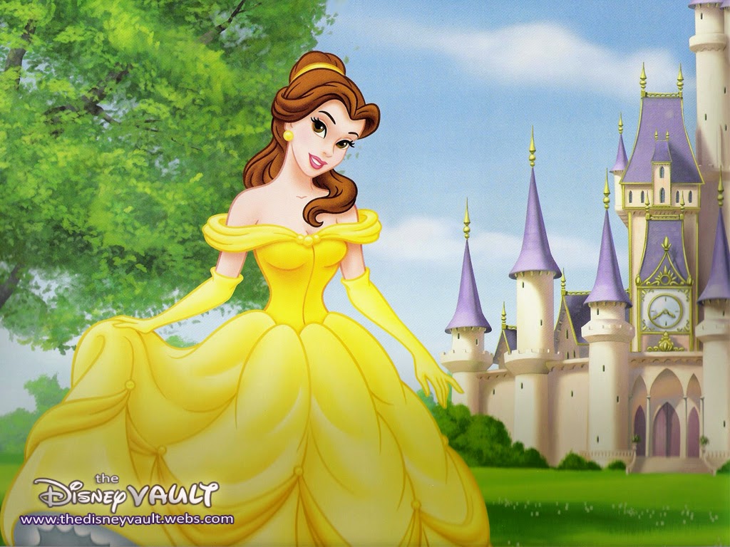 Belle Wallpaper Disney Princess , HD Wallpaper & Backgrounds