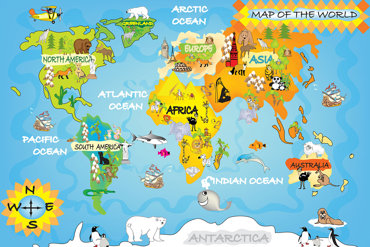 Temika Xavier World Map Atlasgeographypolitical Poster Print A0 A1 A2 temika-xavier-world-map-atlasgeographypolitical-poster-print-a0-a1-a2