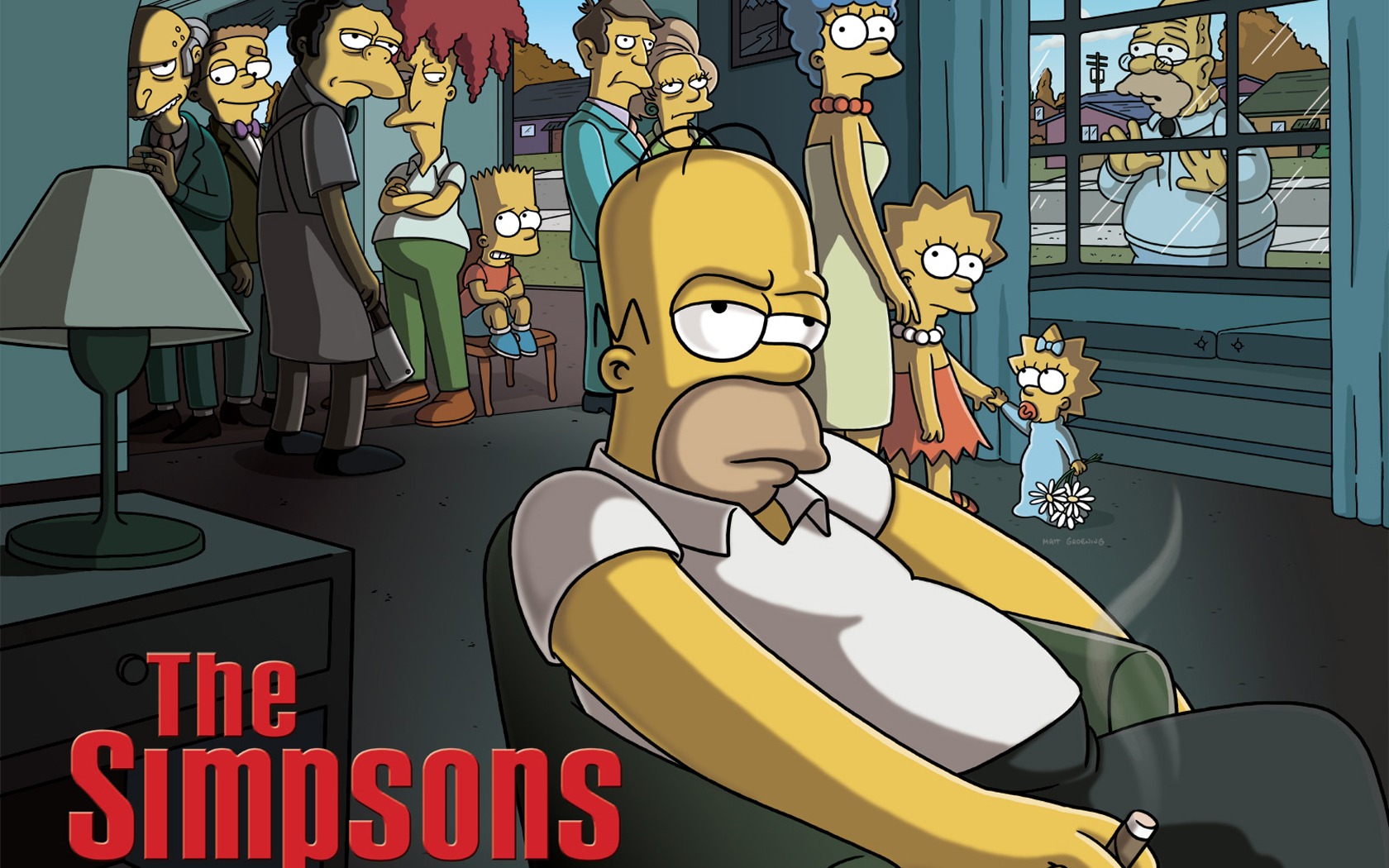 Sopranos Simpsons , HD Wallpaper & Backgrounds