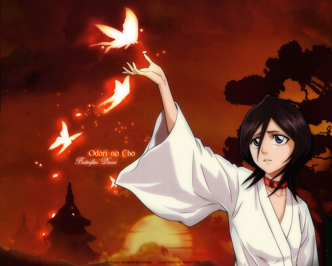 Bleach Wallpaper - Bleach Anime Butterfly , HD Wallpaper & Backgrounds