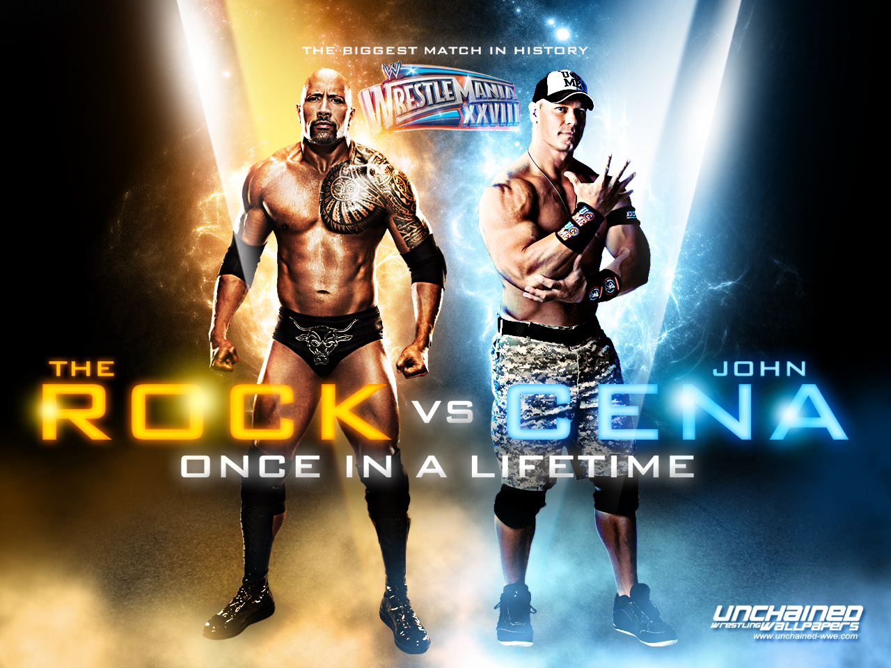 Rock Vs John Cena Once , HD Wallpaper & Backgrounds
