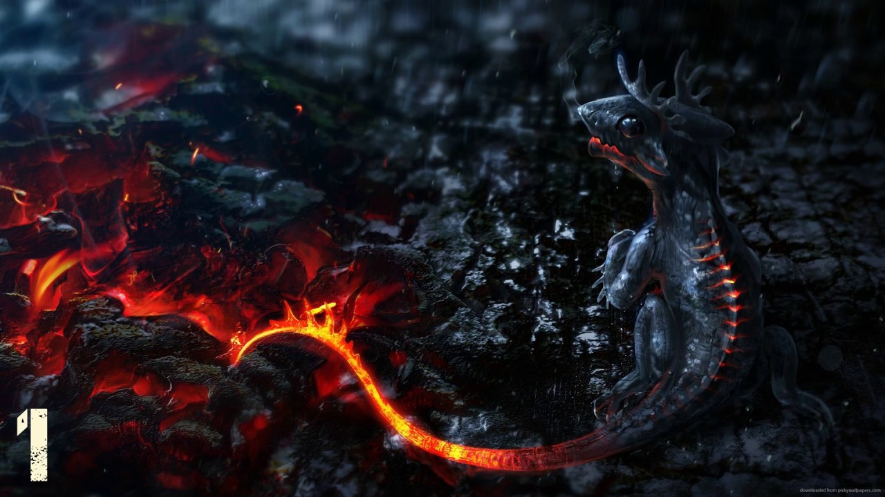 Lava Dragon Baby , HD Wallpaper & Backgrounds