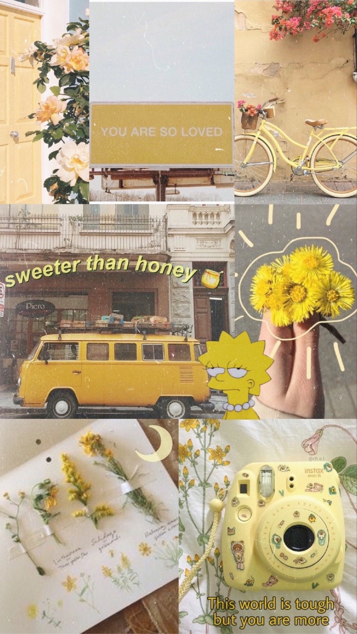 20+ Latest 90s Aesthetic Tumblr Backgrounds Yellow