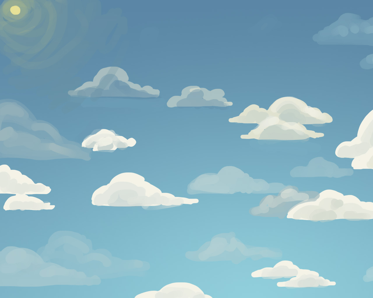 Cartoon Cloud Background Hd , HD Wallpaper & Backgrounds