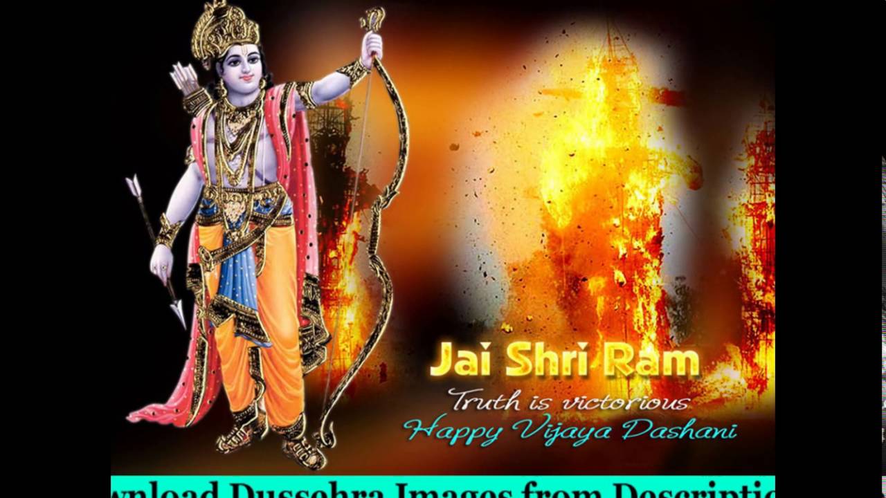 Happy Dussehra Images, Wallpapers 2018 - Jai Shri Ram Happy Diwali , HD Wallpaper & Backgrounds