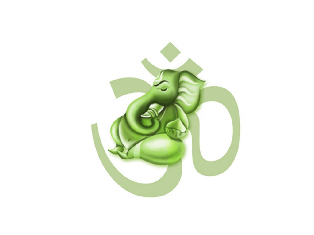 Download Lord Ganesha Image - New Year Greetings With Lord Ganesha , HD Wallpaper & Backgrounds