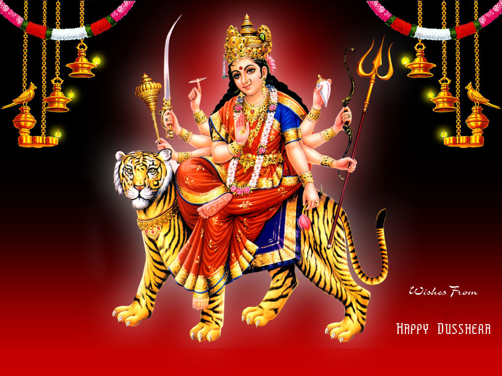 Happy Dasara Wallpapers 642696 Source - Jai Mata Di , HD Wallpaper & Backgrounds