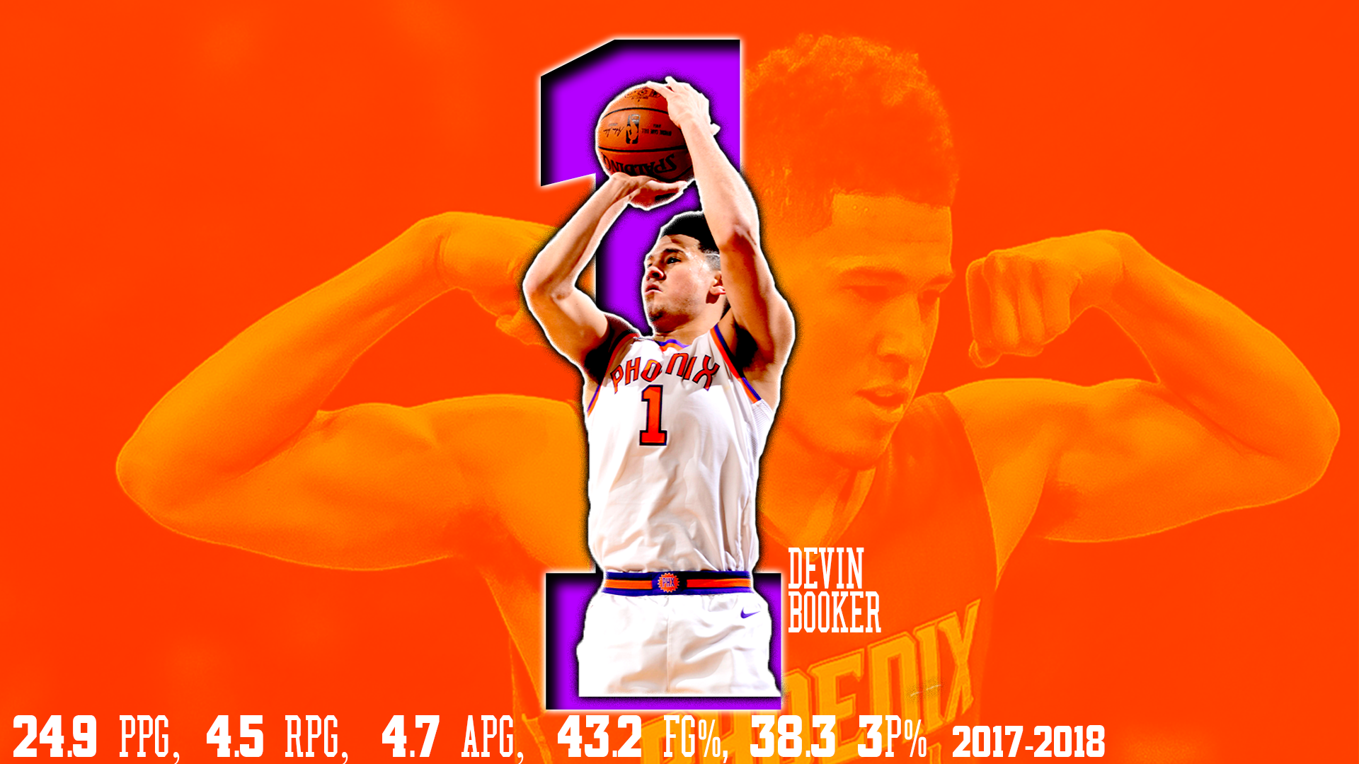 First Try Doing Wallpapers, Here Is Devin Booker - Devin Booker Wallpaper Hd , HD Wallpaper & Backgrounds