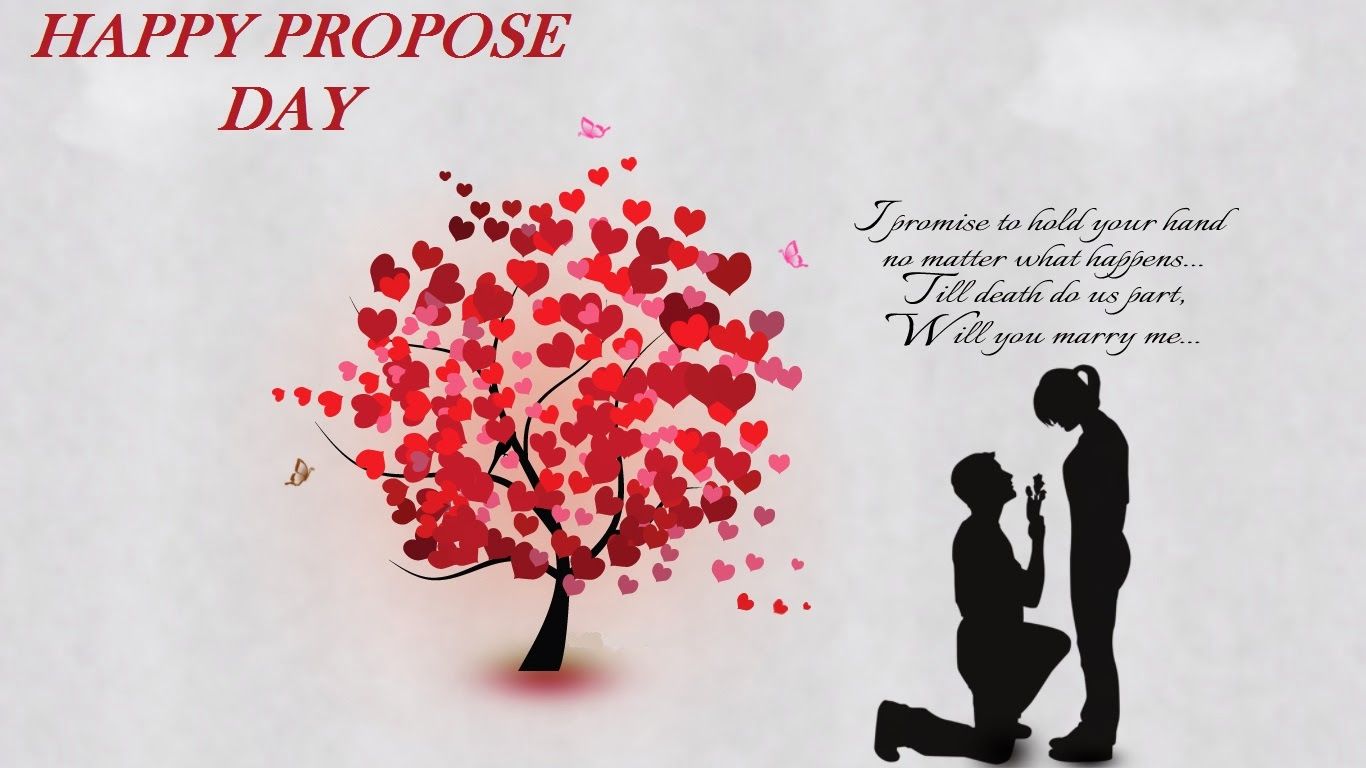 Happy Propose Day Images 2018, Gif, 3d, Hd Wallpapers, - 8 Feb Propose Day , HD Wallpaper & Backgrounds