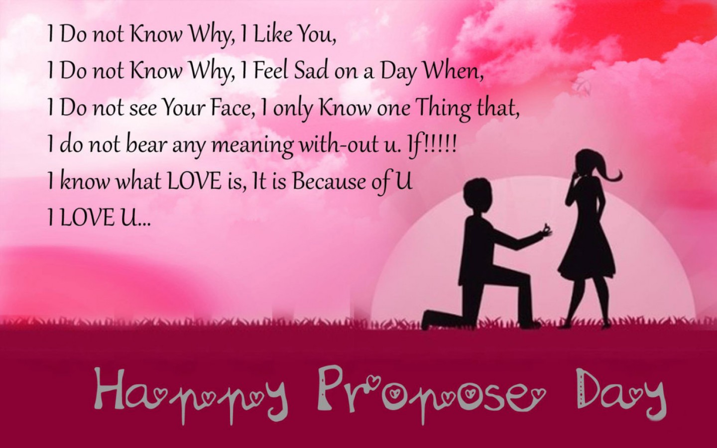 Happy Propose Day Wishes Images - Valentine's Day 2018 Quotes , HD Wallpaper & Backgrounds
