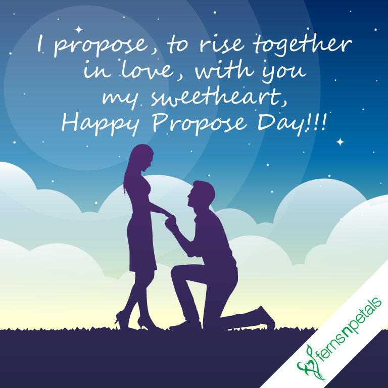 Propose Day Quotes - Ferns N Petals , HD Wallpaper & Backgrounds