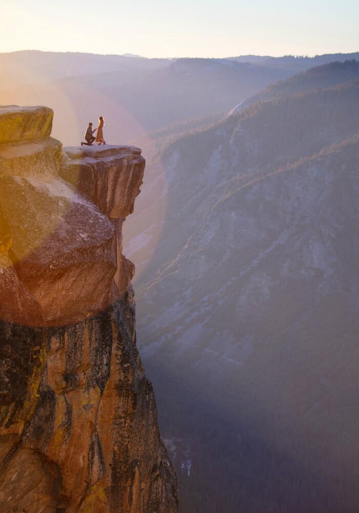 Happy Propose Day 2019 - Yosemite National Park, Taft Point , HD Wallpaper & Backgrounds