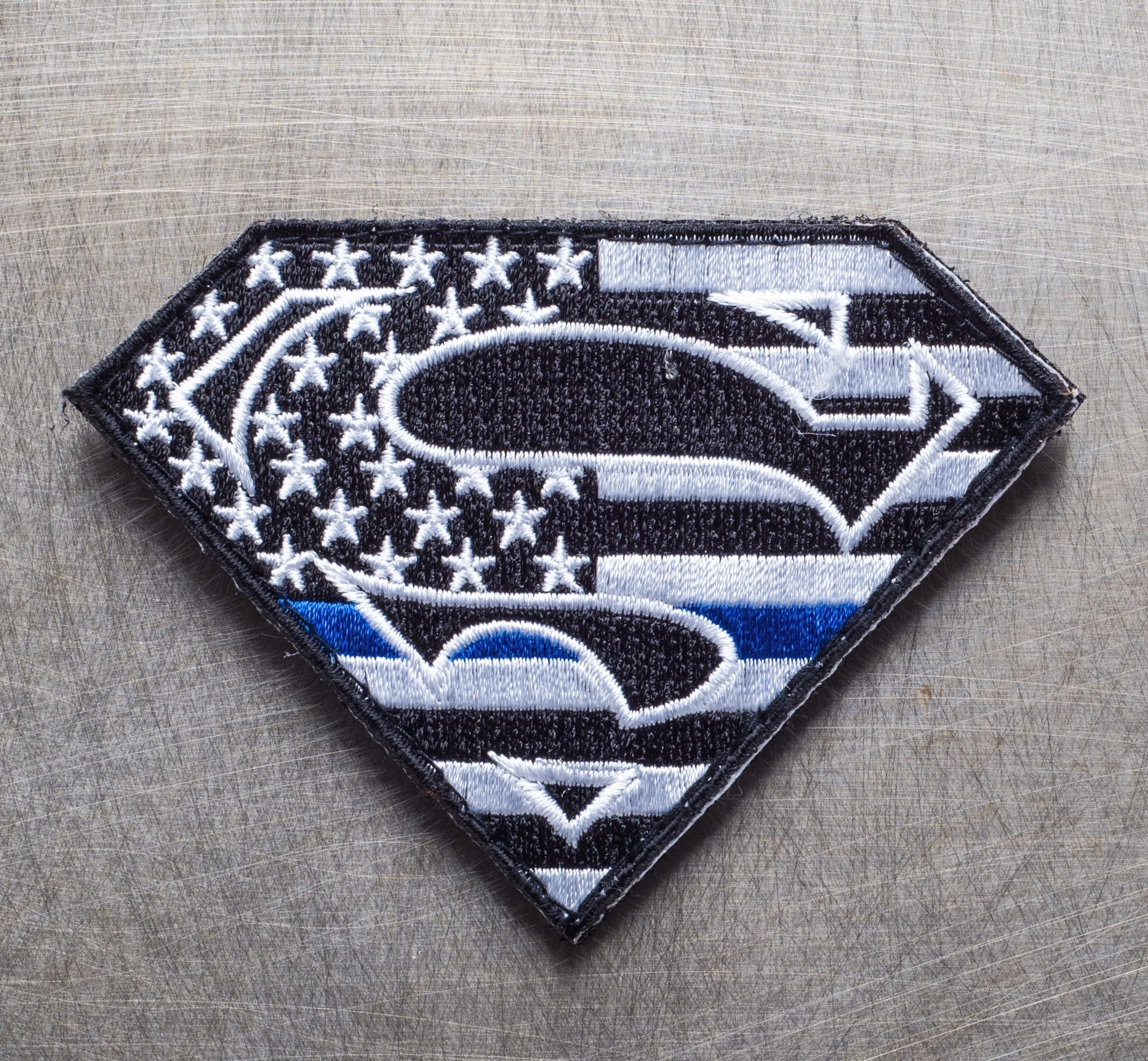 Free Thin Blue Line Flag Best Thin Blue Line Superman - Thin Blue Line , HD Wallpaper & Backgrounds