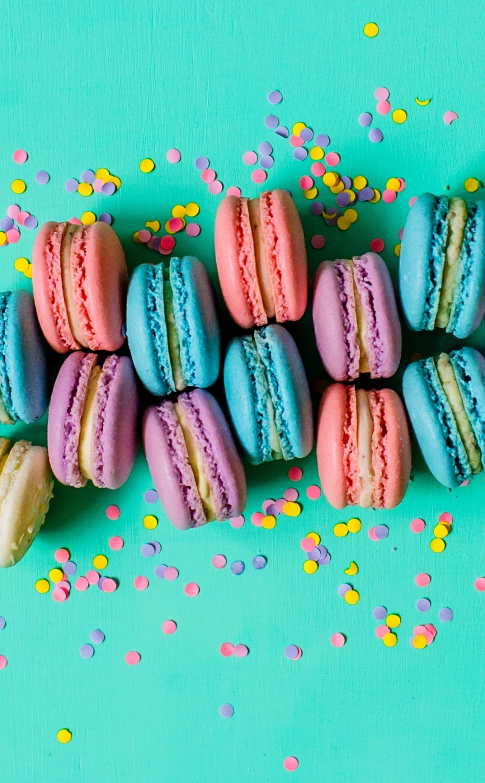 Beautiful, Sweets, Colorful, Macaron, Wallpaper - Macaron T Shirt , HD Wallpaper & Backgrounds