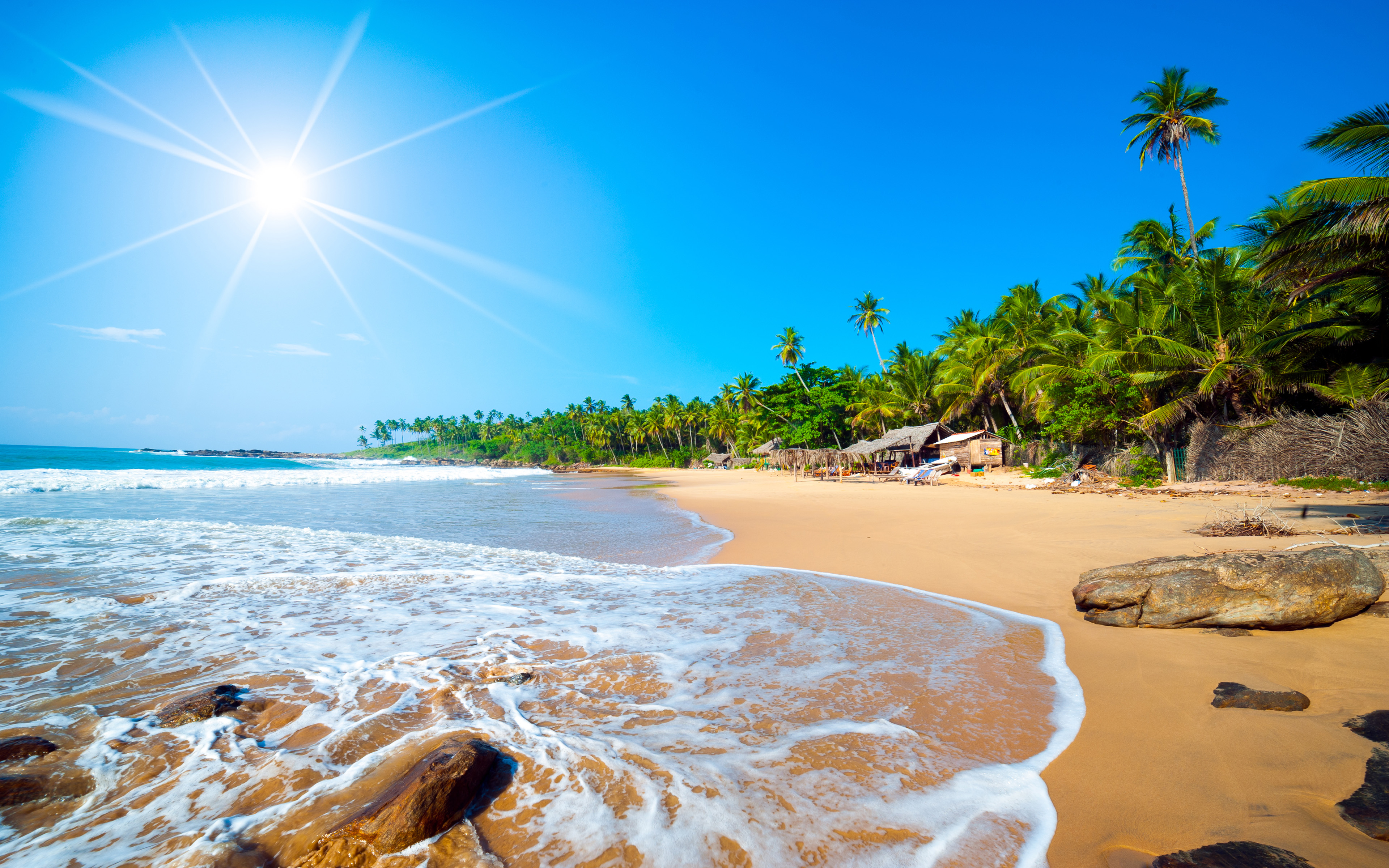 Download Original Resolution - Sri Lanka Beach , HD Wallpaper & Backgrounds