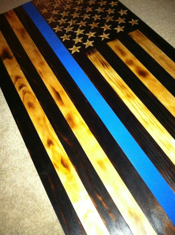 Best 25 Thin Blue Line Flag Ideas On Pinterest American - Diy Thin Blue Line Wooden Flag , HD Wallpaper & Backgrounds