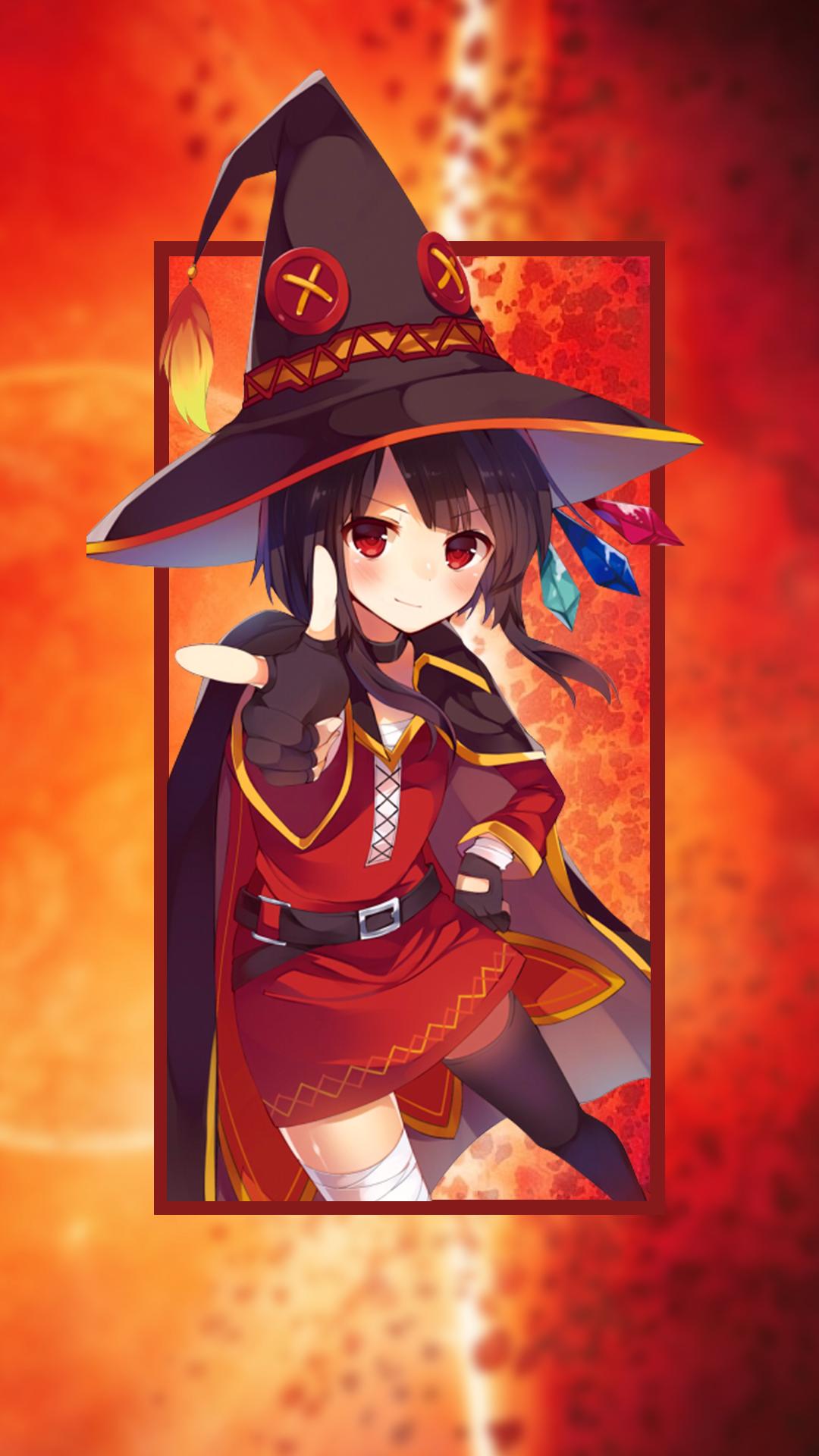 Megumin And Aqua Phone Wallpaper - Anime Wallpaper Phone Megumin , HD Wallpaper & Backgrounds