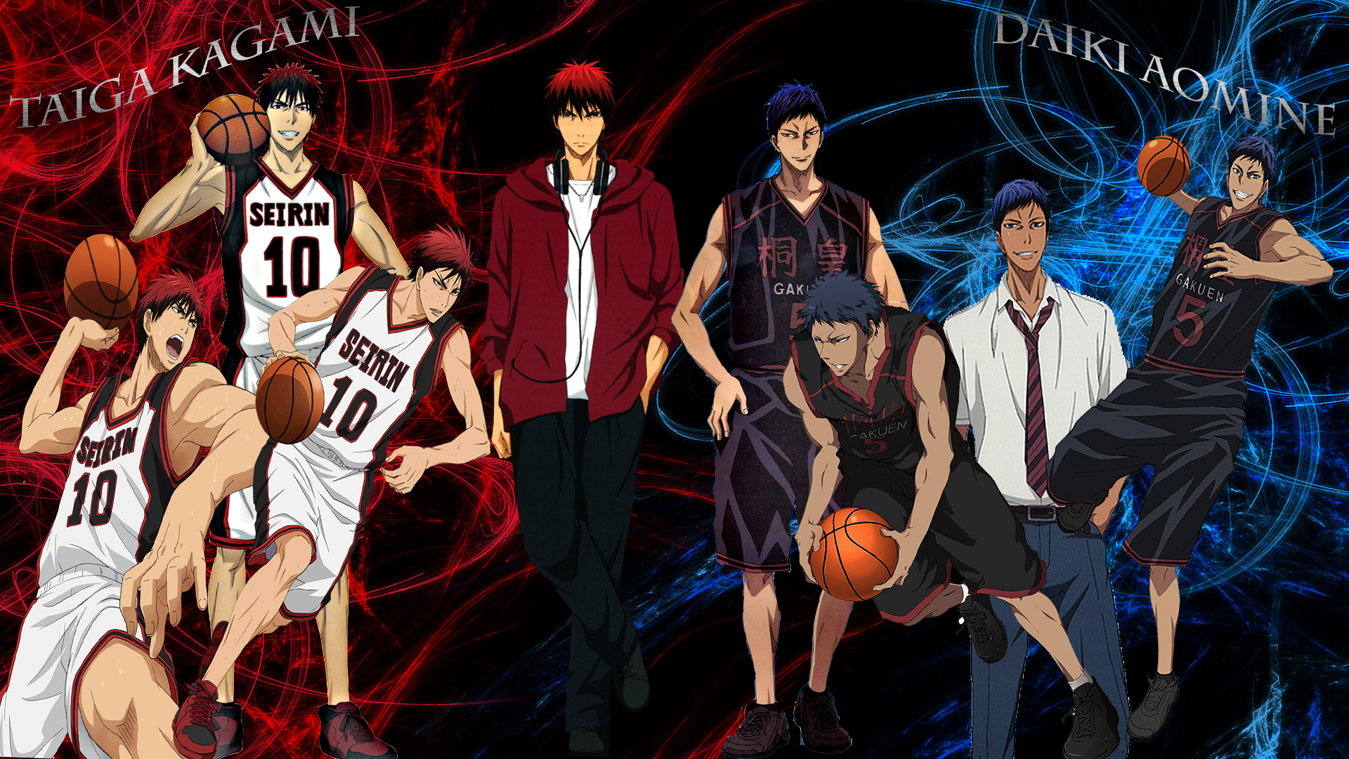 Kagami Taiga Vs Daiki Aumine Wallpaper , HD Wallpaper & Backgrounds