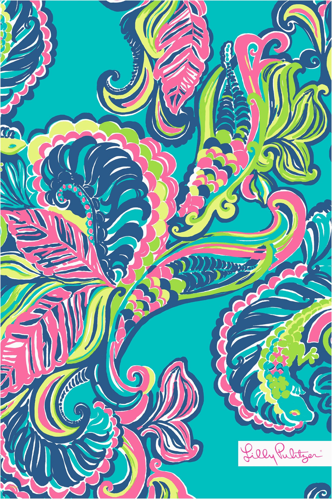 Lilly Pulitzer Wallpapers Elegant Tittle Within Thin - Lilly Pulitzer Iphone Screensaver , HD Wallpaper & Backgrounds