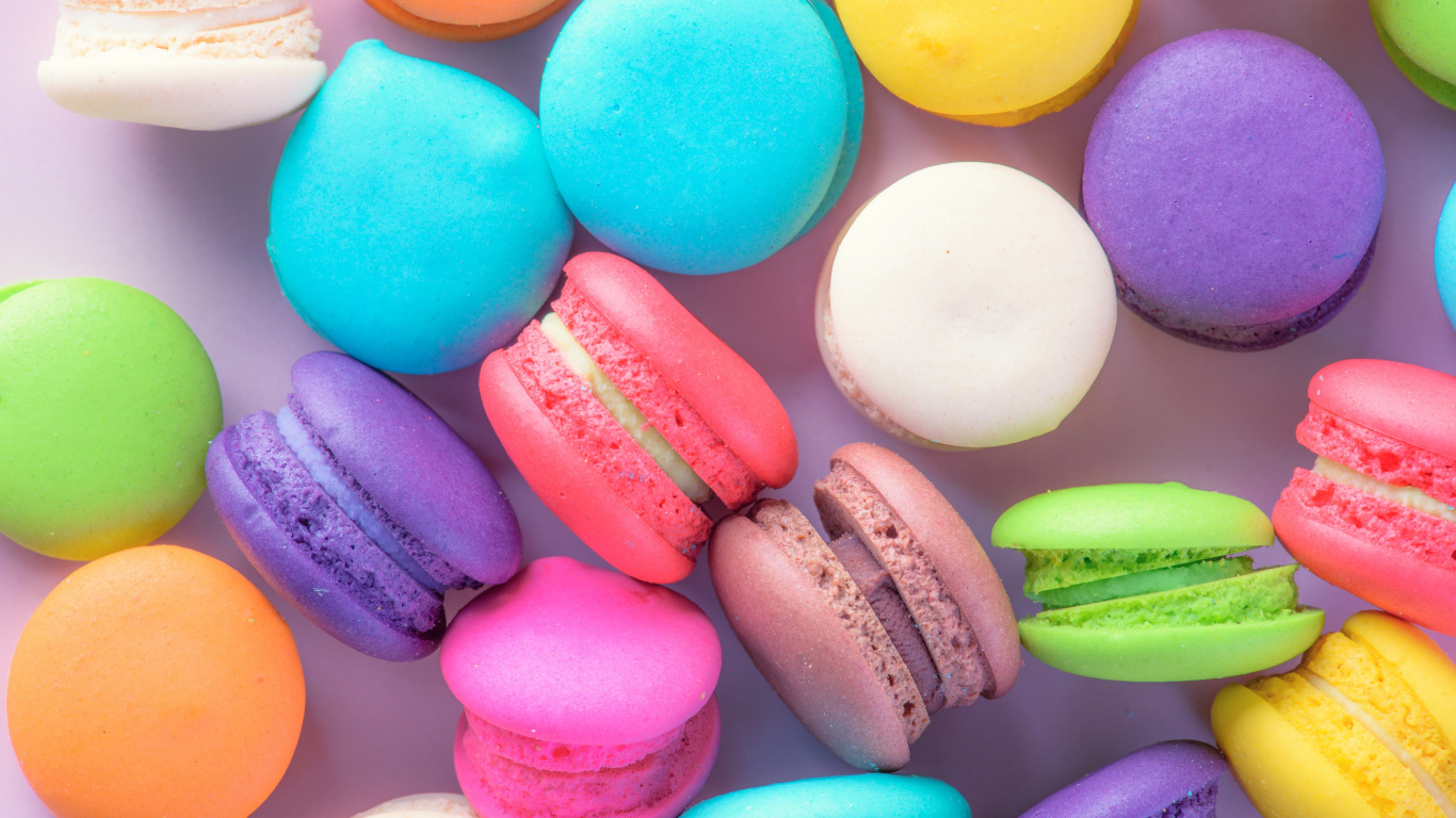 Colorful, Dessert, Macaron, Wallpaper - Iphone X Macaron , HD Wallpaper & Backgrounds
