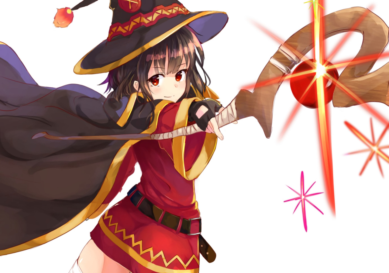 Wallpaper Megumin, Konosuba, Anime, Anime Girl - Konosuba , HD Wallpaper & Backgrounds