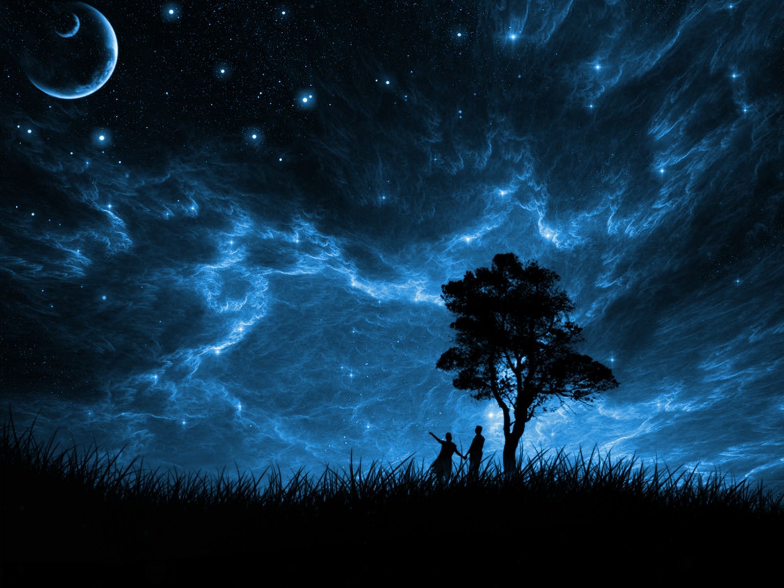 Child Looking At Stars , HD Wallpaper & Backgrounds