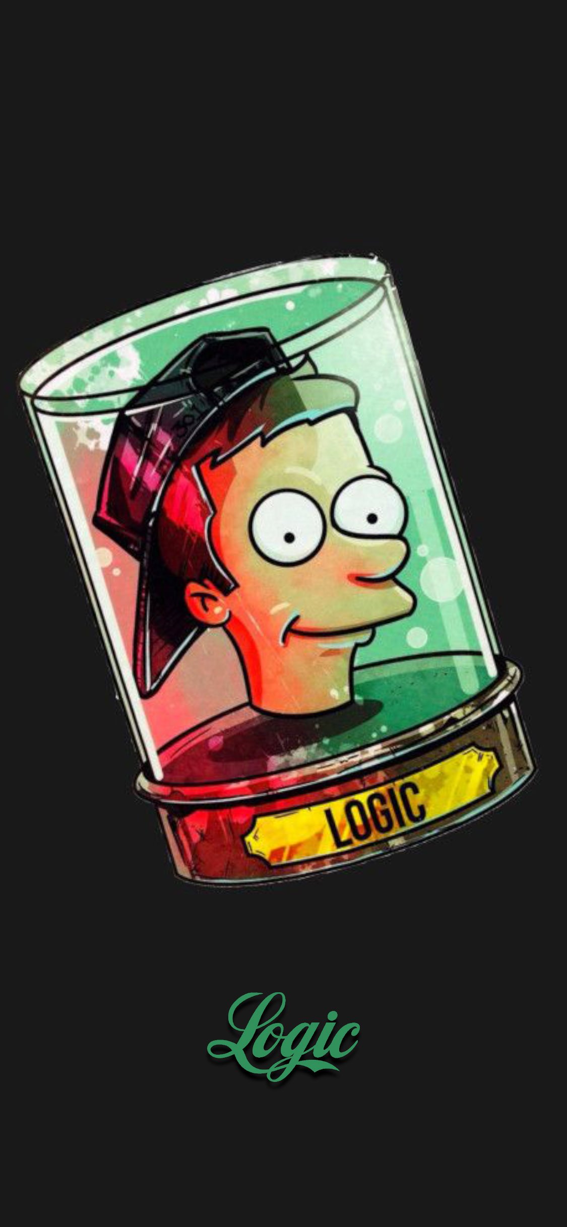 Logic X Futurama - Logic Wallpaper Iphone X , HD Wallpaper & Backgrounds