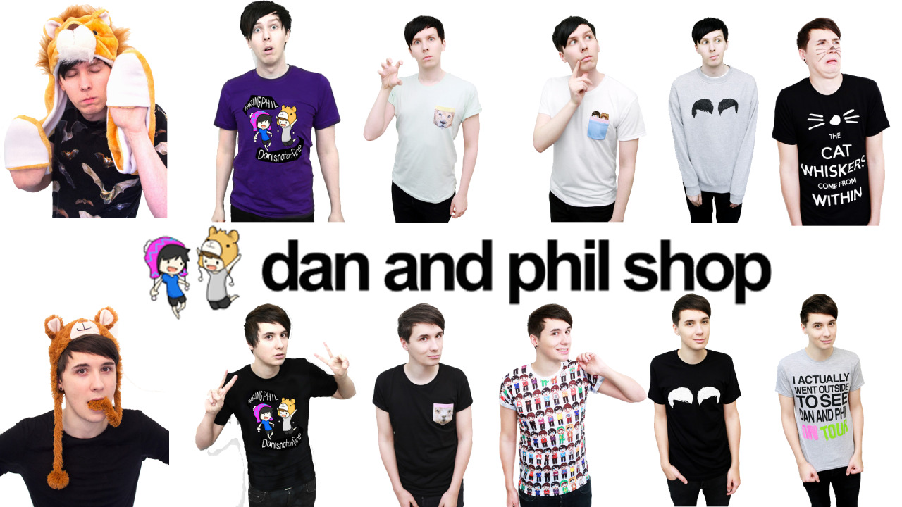 Good Dan And Phil Wallpapers Dan And Phil Shop Models - Dan And Phil T Shirt Design , HD Wallpaper & Backgrounds