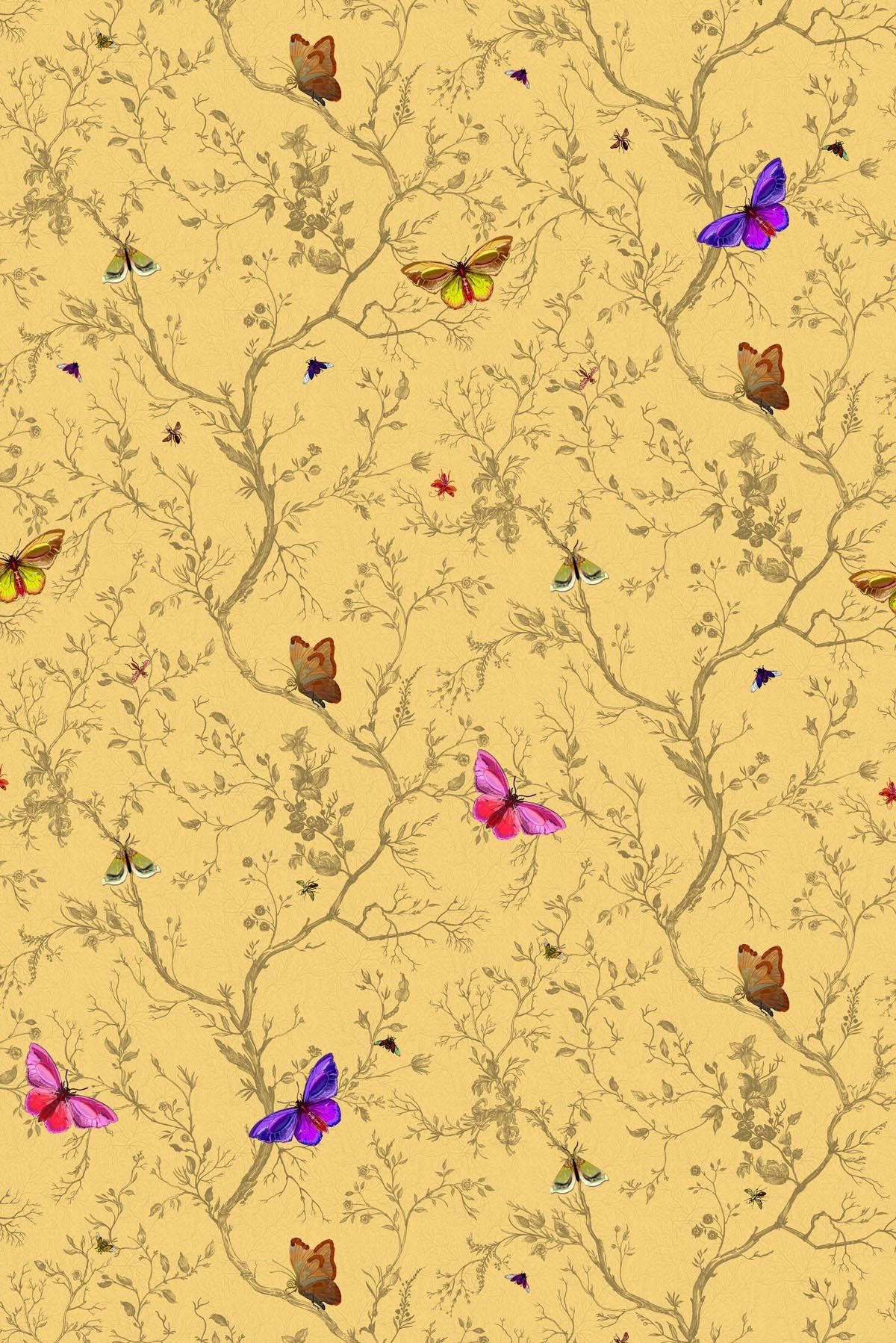 Butterflies Wallpaper - Timorous Beastie Wall Paper , HD Wallpaper & Backgrounds