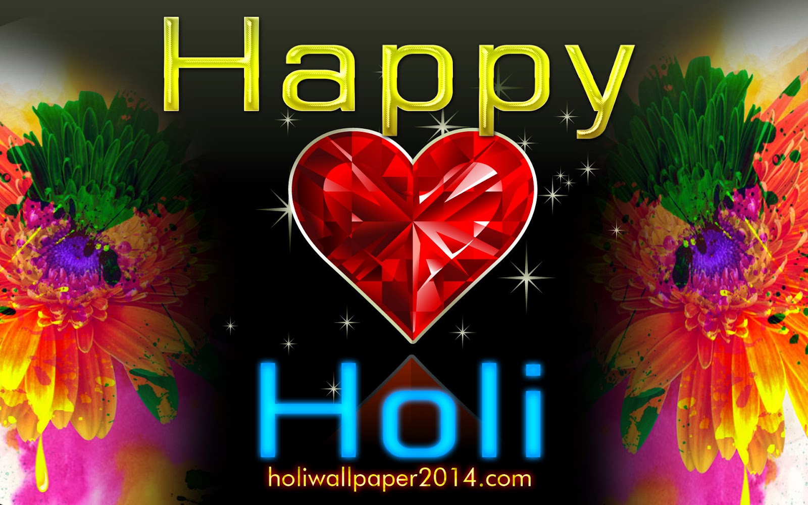 Happy Holi Wallpapers For Lovers - Holi Image For Lover , HD Wallpaper & Backgrounds