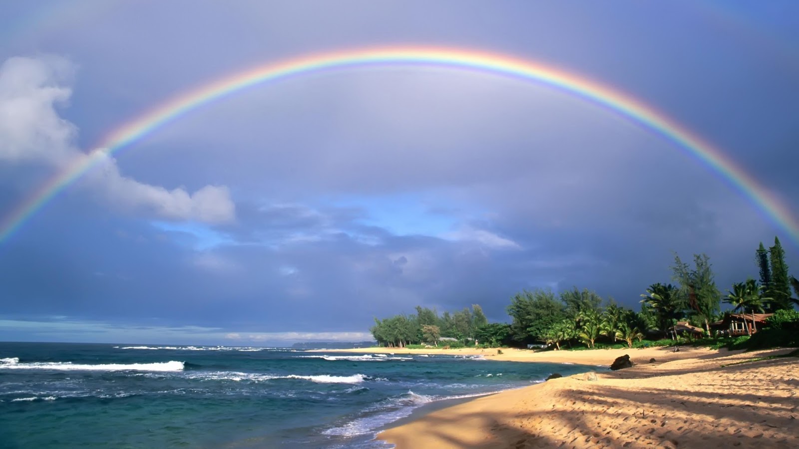 Nature Wallpaper Free Download - Double Rainbow , HD Wallpaper & Backgrounds