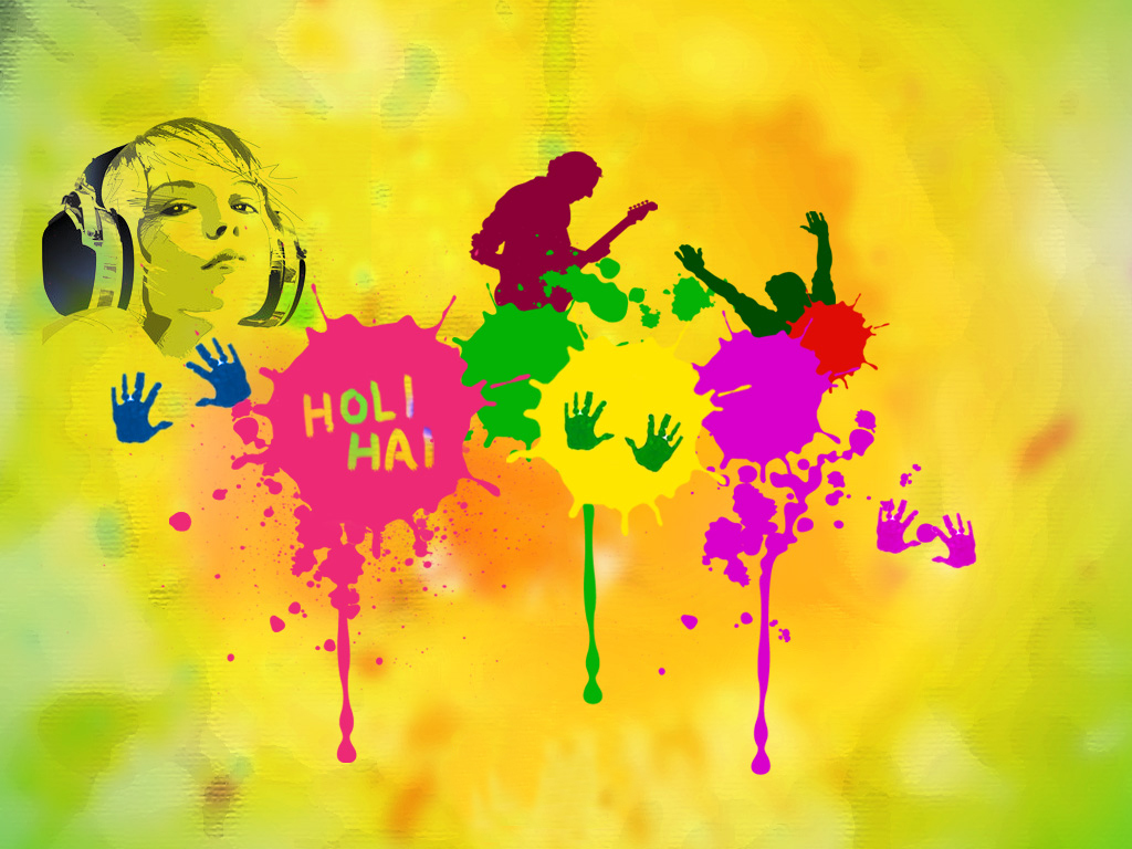 Download Custom Size - Happy Holi Wishes For Girlfriend , HD Wallpaper & Backgrounds