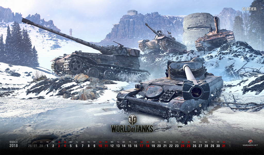 Wot Wallpaper Wallpaper For March 2018 General News - World Of Tanks 2018 , HD Wallpaper & Backgrounds