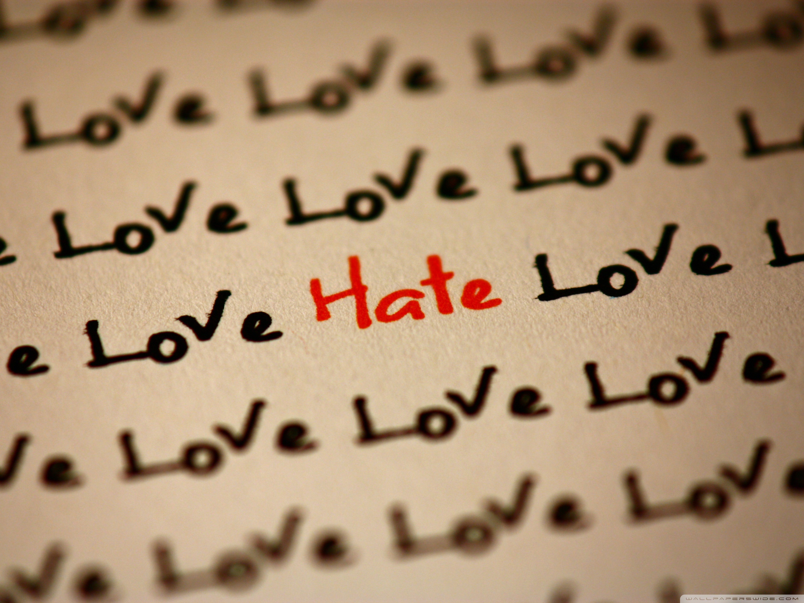 Standard 4 - - Love And Hate , HD Wallpaper & Backgrounds