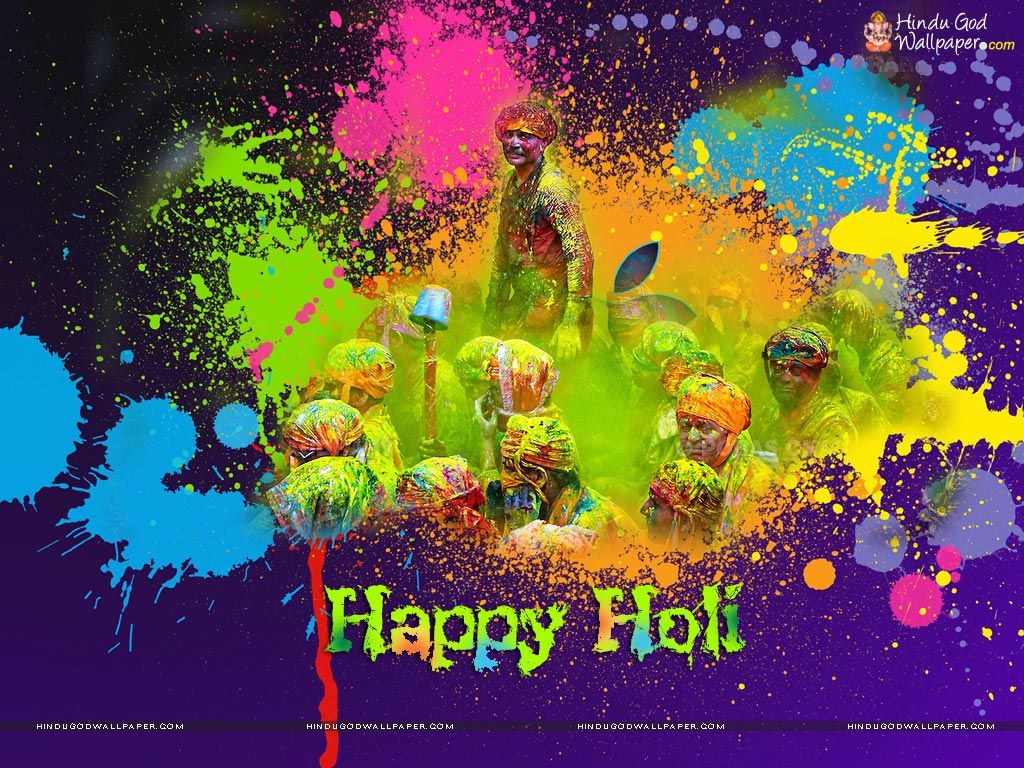 Holi Festival Wallpaper For Desktop - Holi Wallpapers For Desktop , HD Wallpaper & Backgrounds