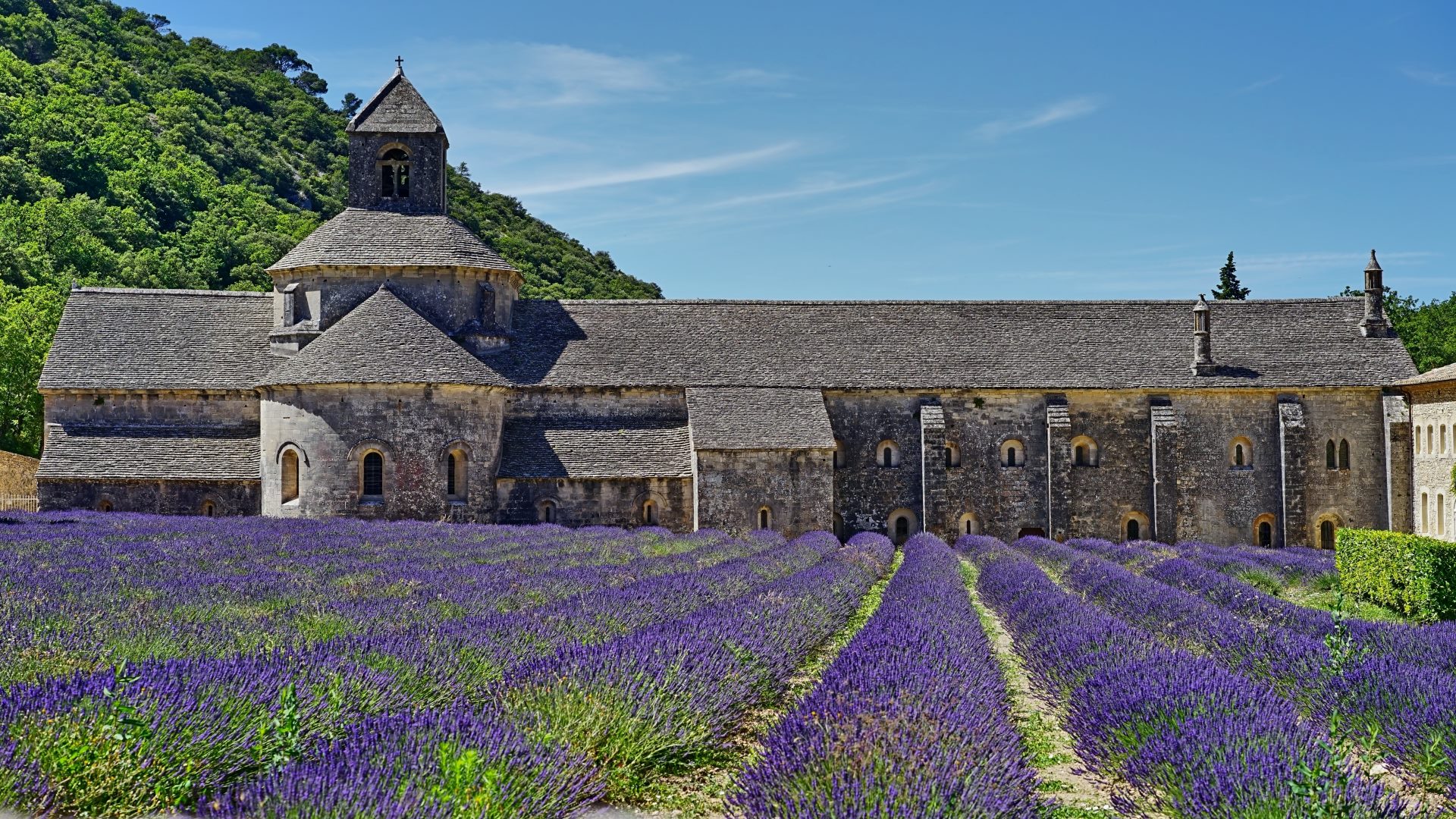 Schöne Bilder Motive - Sénanque Abbey , HD Wallpaper & Backgrounds