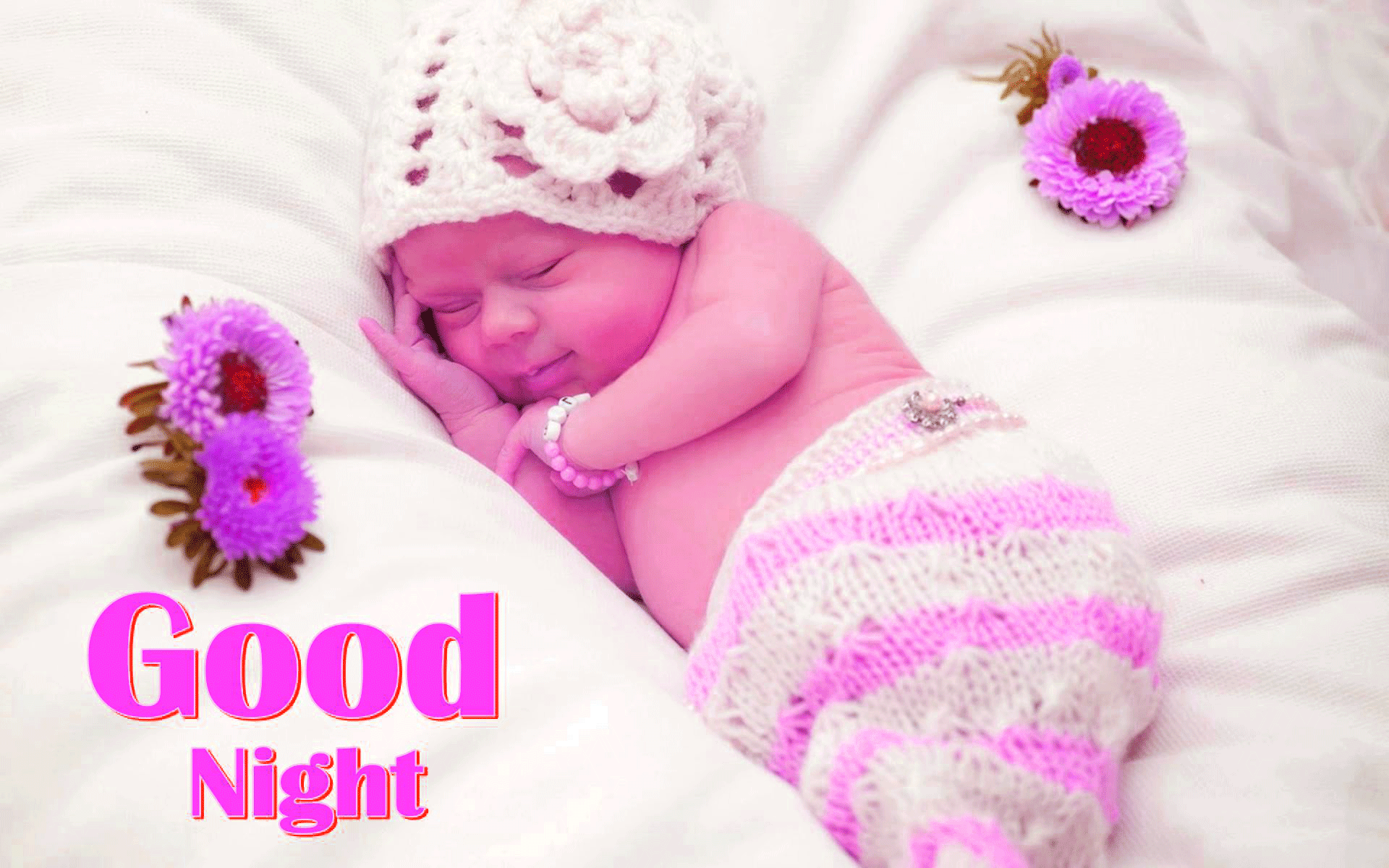 Good Night Hd Wallpaper 3d - Good Night Beautiful Baby , HD Wallpaper & Backgrounds
