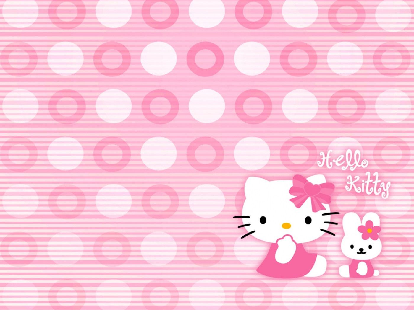 Hello Kitty Wallpaper Free - Hello Kitty Wallpaper Desktop , HD Wallpaper & Backgrounds