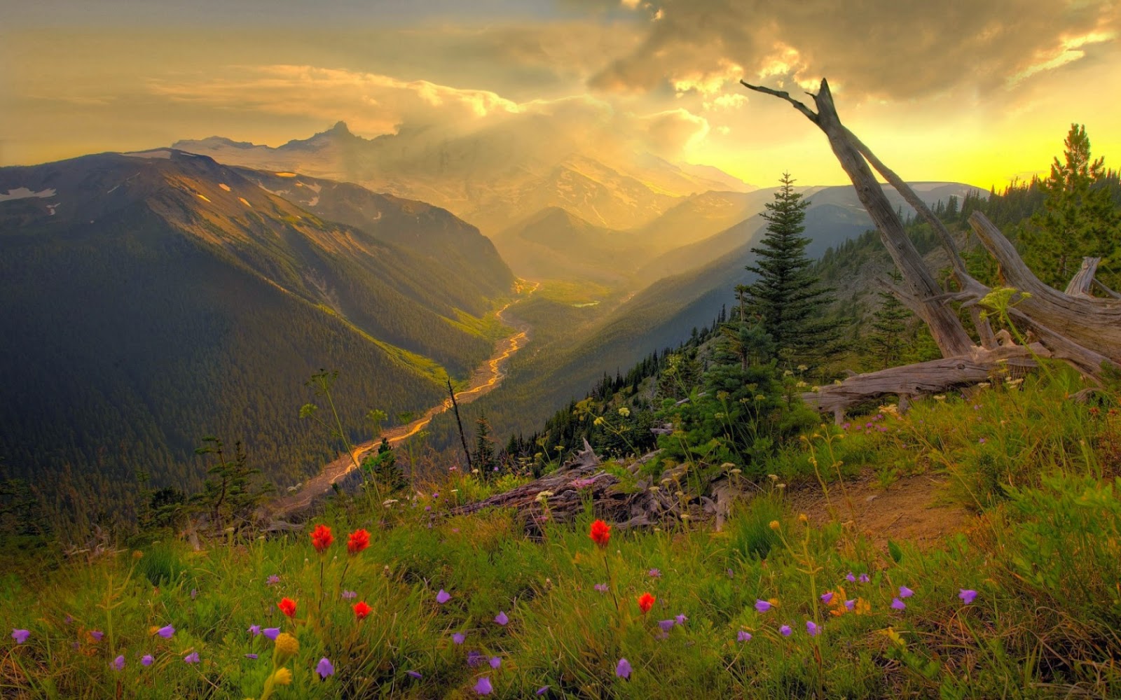 Beautiful Mountain Scenery , HD Wallpaper & Backgrounds