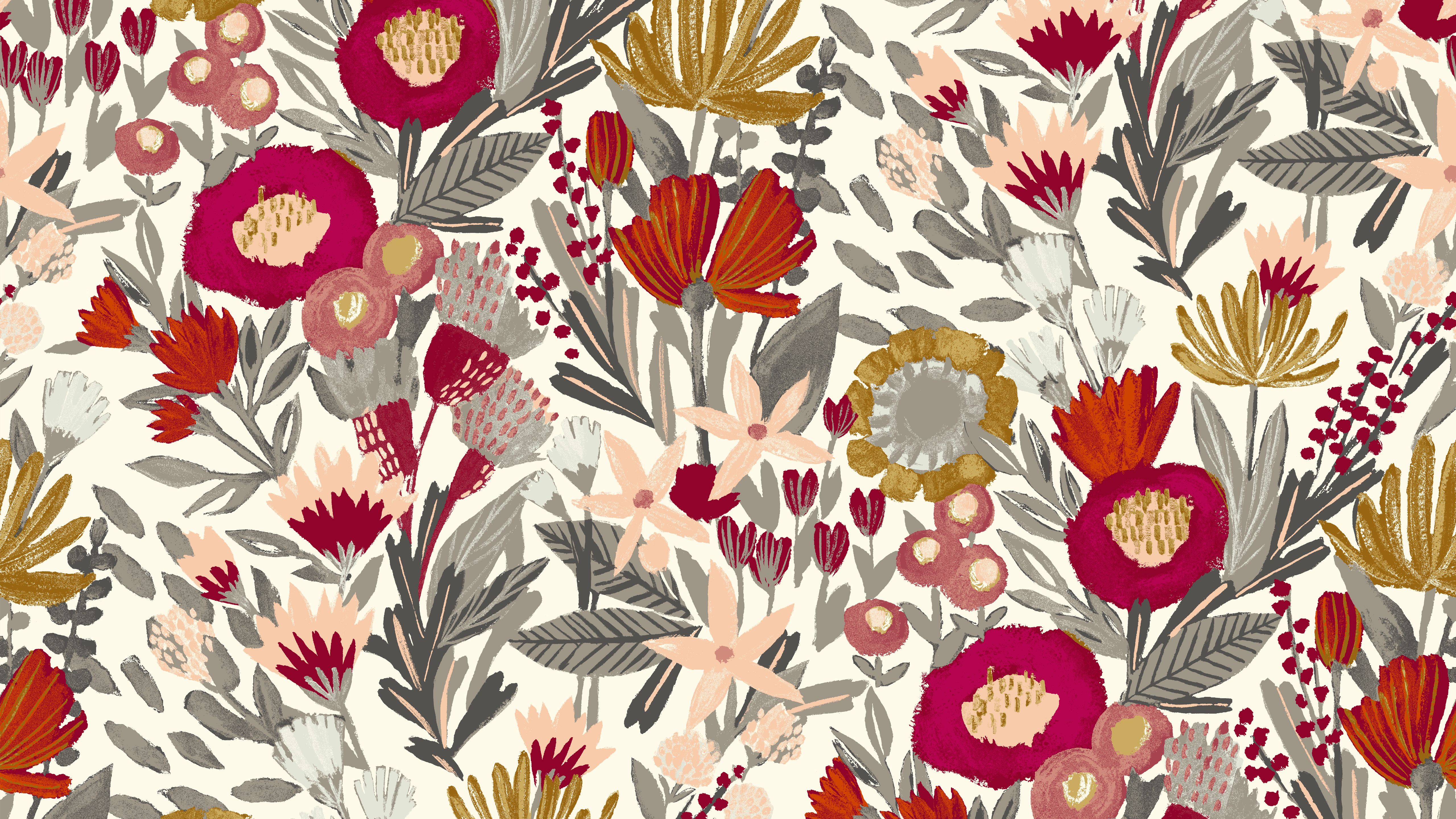 Vintage Floral Wallpaper Hd , HD Wallpaper & Backgrounds