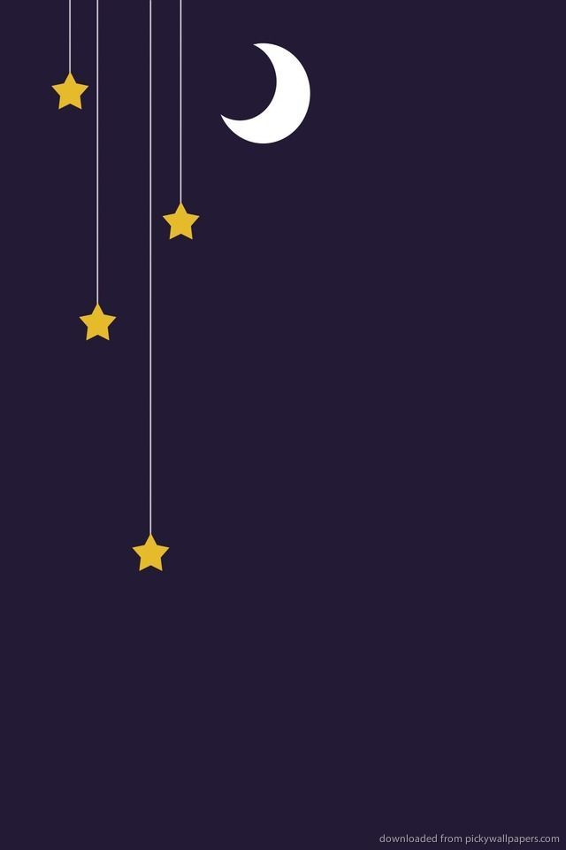 Star And Moon Hanging , HD Wallpaper & Backgrounds