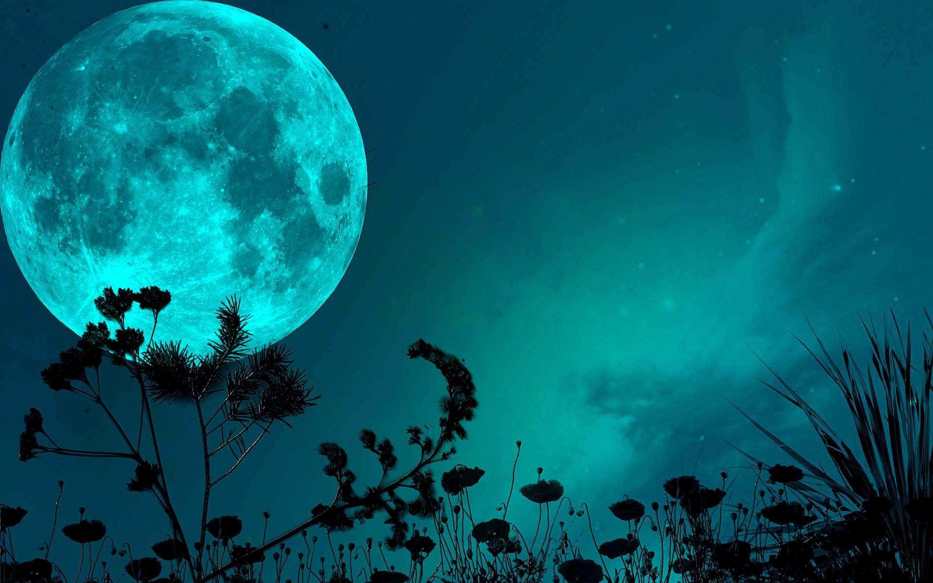 Blue Moon Wallpaper 4k , HD Wallpaper & Backgrounds