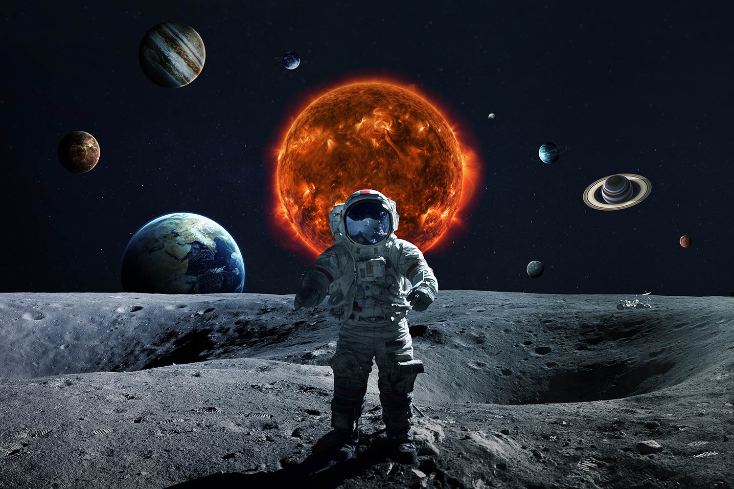 Man On Moon , HD Wallpaper & Backgrounds