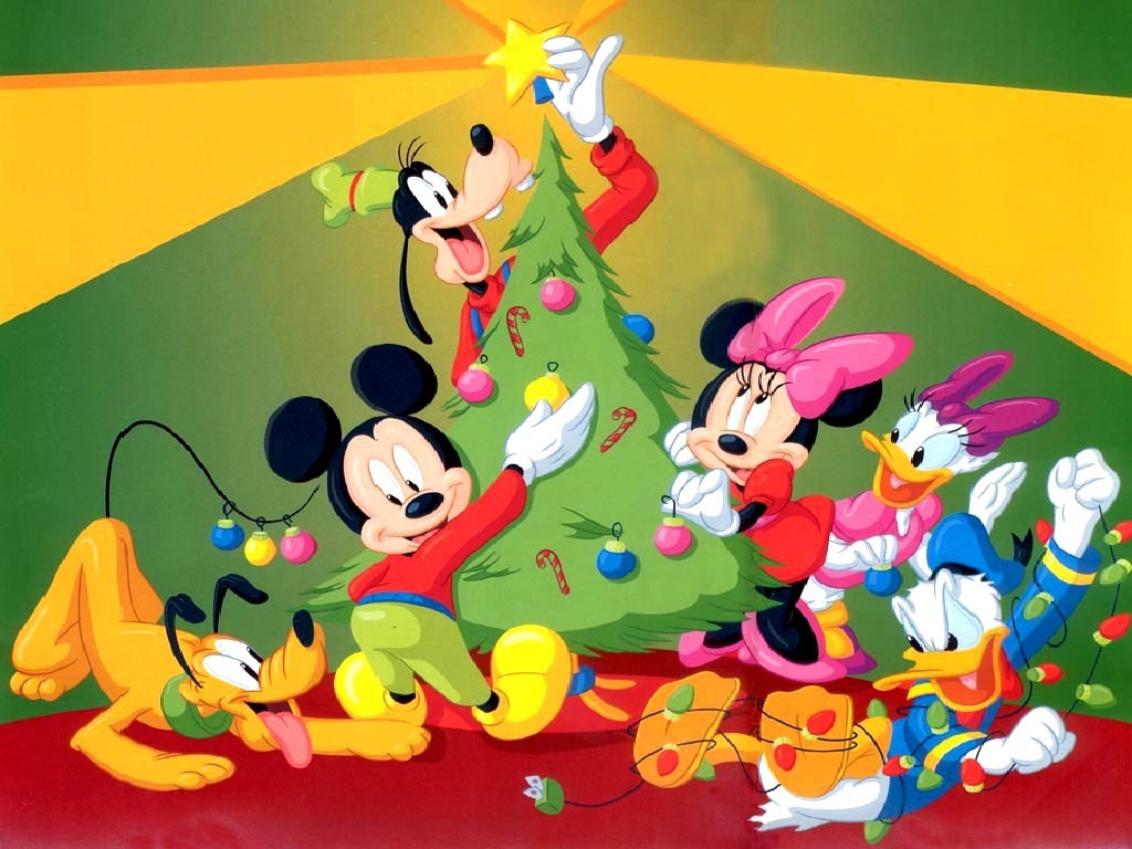 Dibujos Animados Disney Navidad , HD Wallpaper & Backgrounds