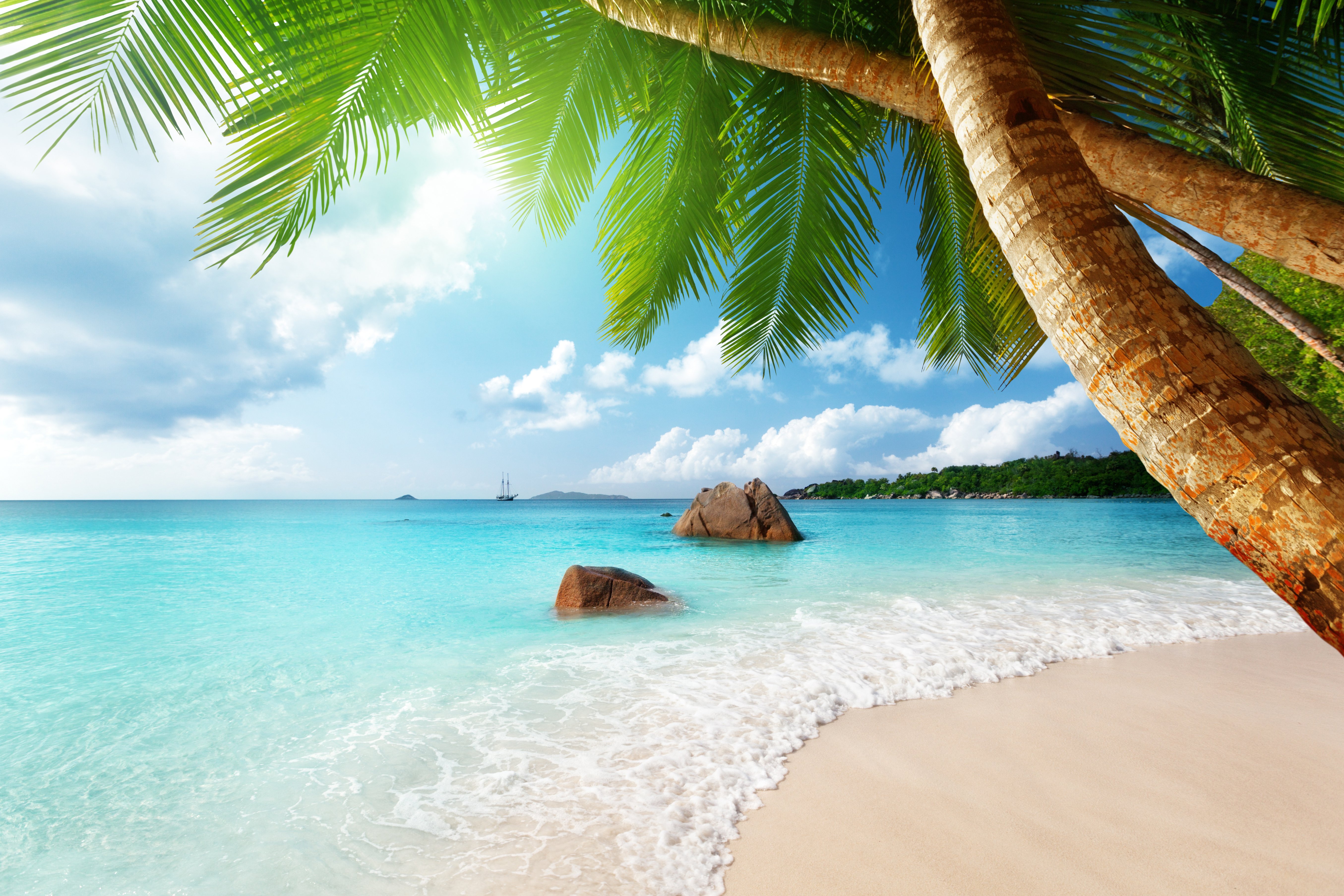 Beach Beautiful Ocean , HD Wallpaper & Backgrounds